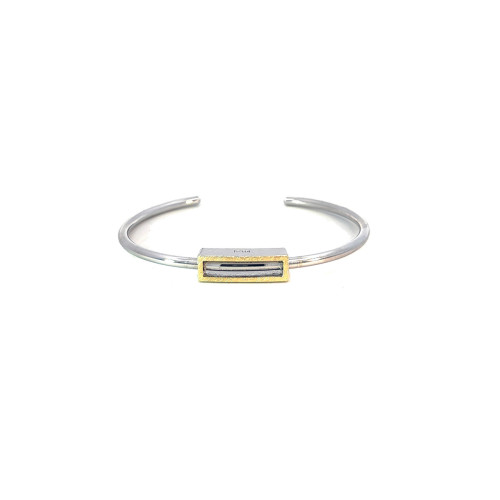 Silver and gold bracelet