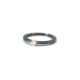 Anillo de plata, oro y brillante