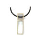Silver and gold pendant