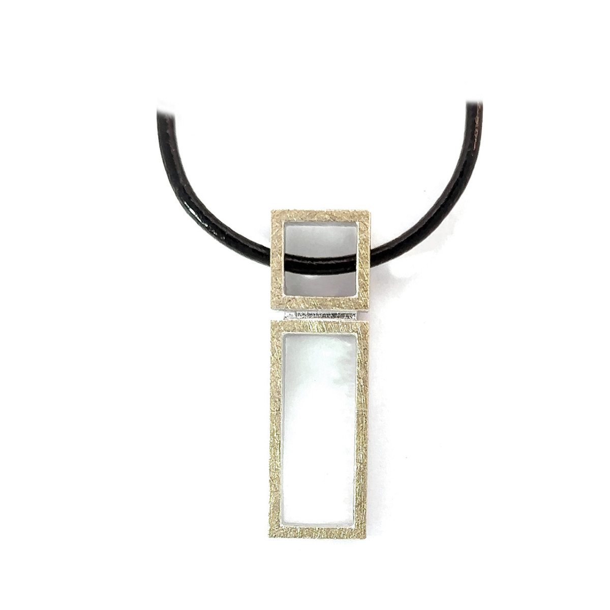 Silver and gold pendant