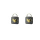 Pendientes de plata y oro