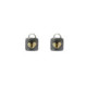 Pendientes de plata y oro