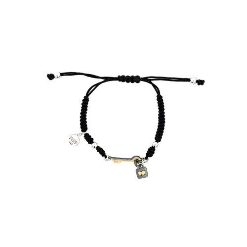 Pulsera de plata y oro