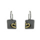 Pendientes de plata y oro