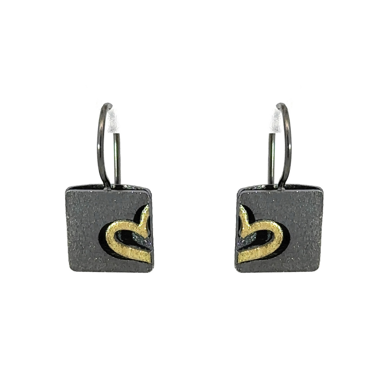 Pendientes de plata y oro