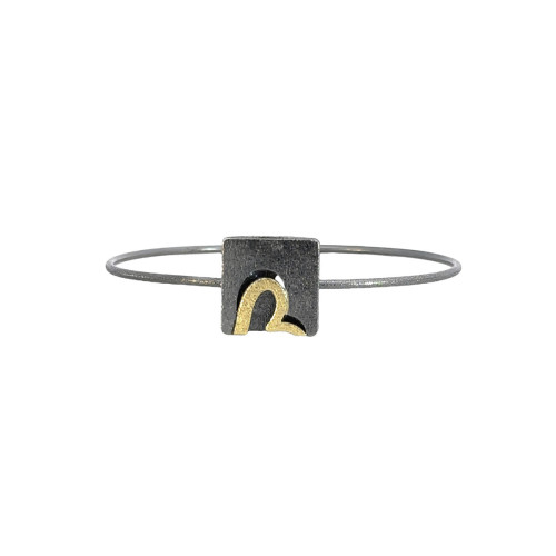 Pulsera de plata y oro