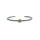 Pulsera de plata, oro y brillante