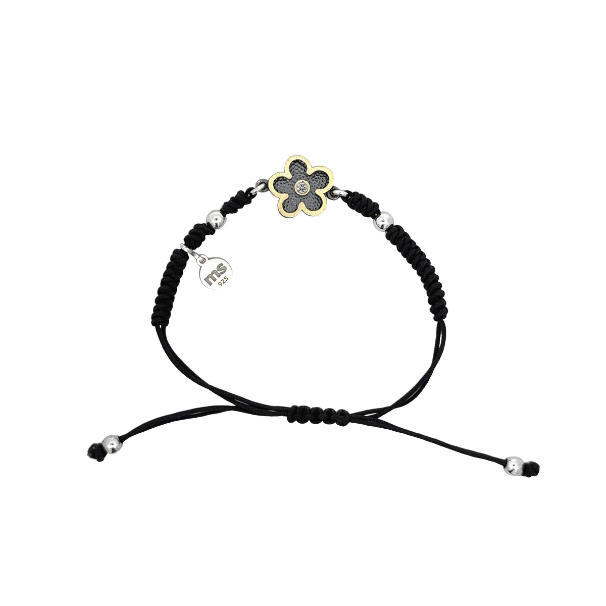 Silver, gold and shiny bracelet