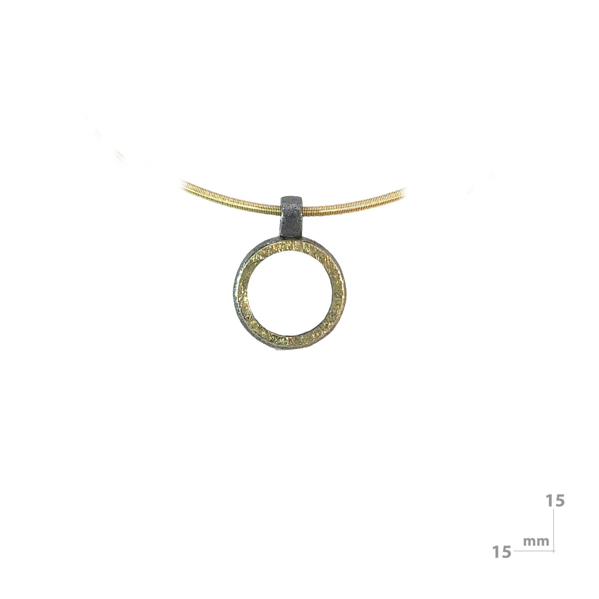 Penjoll de plata i or