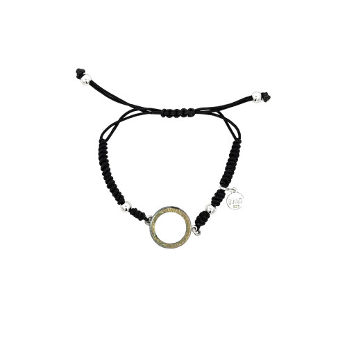 Silver and gold bracelet