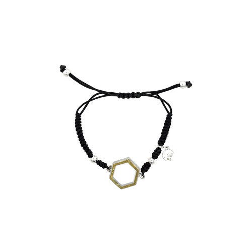Pulsera de plata y oro
