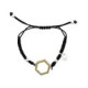 Bracelet  of silver and 18k gold