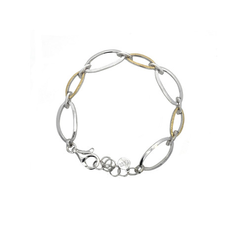 Polsera de plata i or