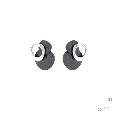 Silver earrings