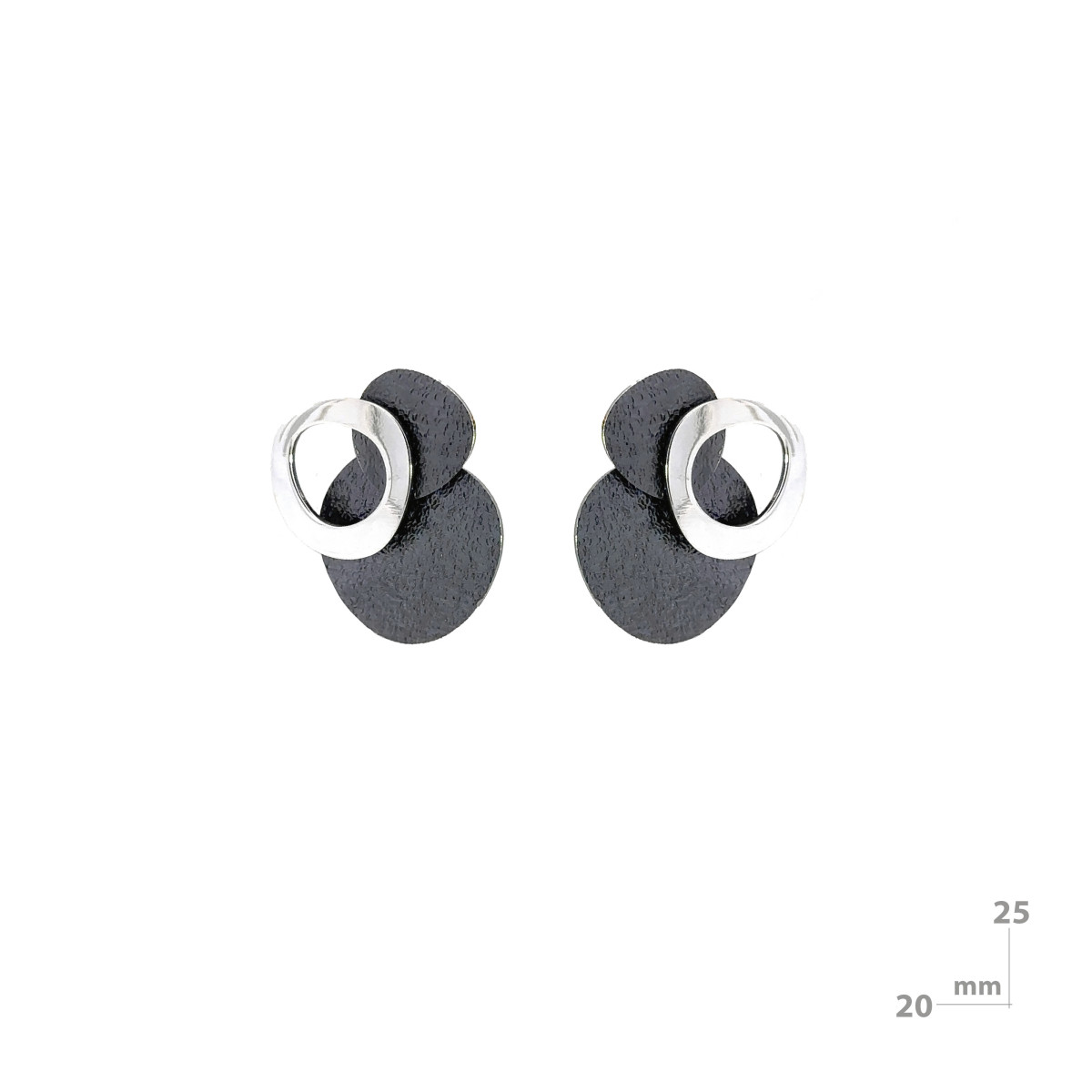 Silver earrings