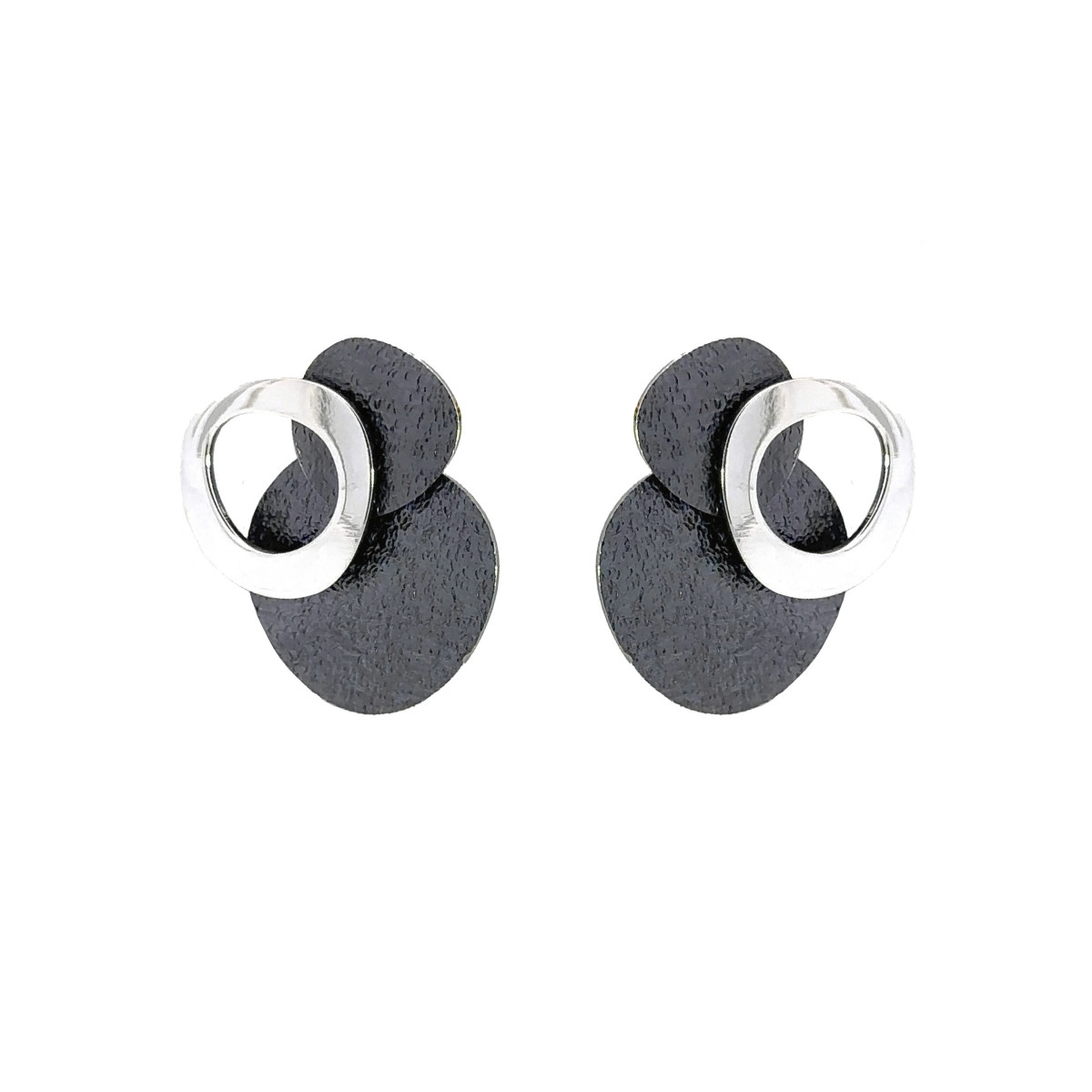 Silver earrings