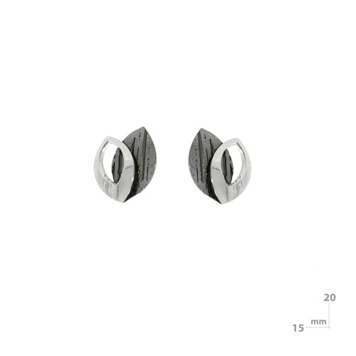 Silver earrings
