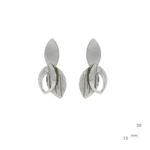 Silver earrings